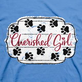 "Paws & Pray" Womens T-Shirt by Cherished Girl - Christian T-Shirt