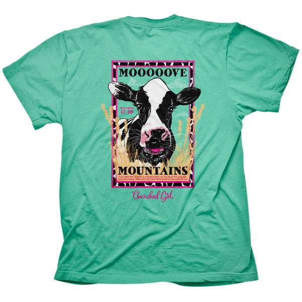 "Moo" Womens T-Shirt by Cherished Girl - Christian T-Shirt