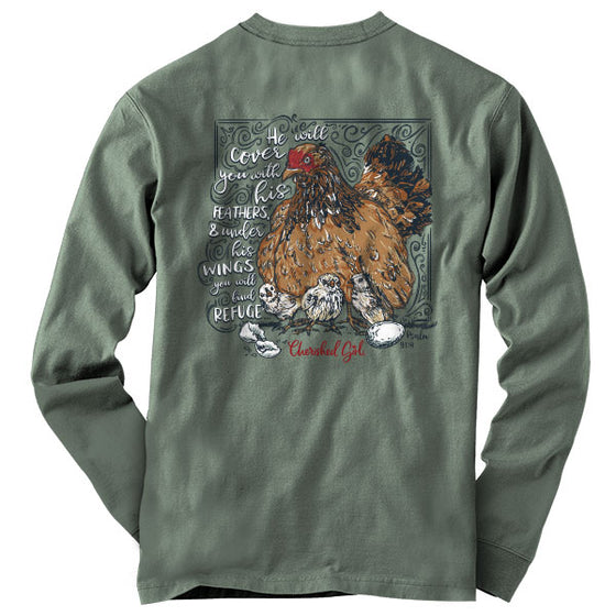 "Chicken" Womens T-Shirt by Cherished Girl - Christian T-Shirt