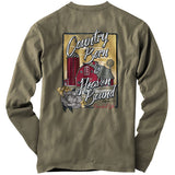 "Country Barn" Womens T-Shirt by Cherished Girl - Christian T-Shirt