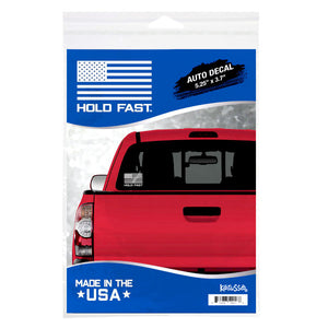 "Hold Fast Flag" Unisex Decal by HOLD FAST - Christian Decal