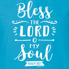 "Bless The Lord" Womens T-Shirt by grace & truth - Christian T-Shirt