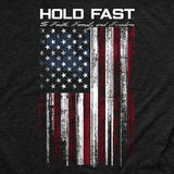 "Hold Fast Flag" Mens Hooded Sweatshirt by HOLD FAST - Christian Hooded Sweatshirt