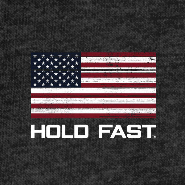 "Hold Fast Flag" Mens Hooded Sweatshirt by HOLD FAST - Christian Hooded Sweatshirt