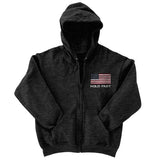 "Hold Fast Flag" Mens Hooded Sweatshirt by HOLD FAST - Christian Hooded Sweatshirt